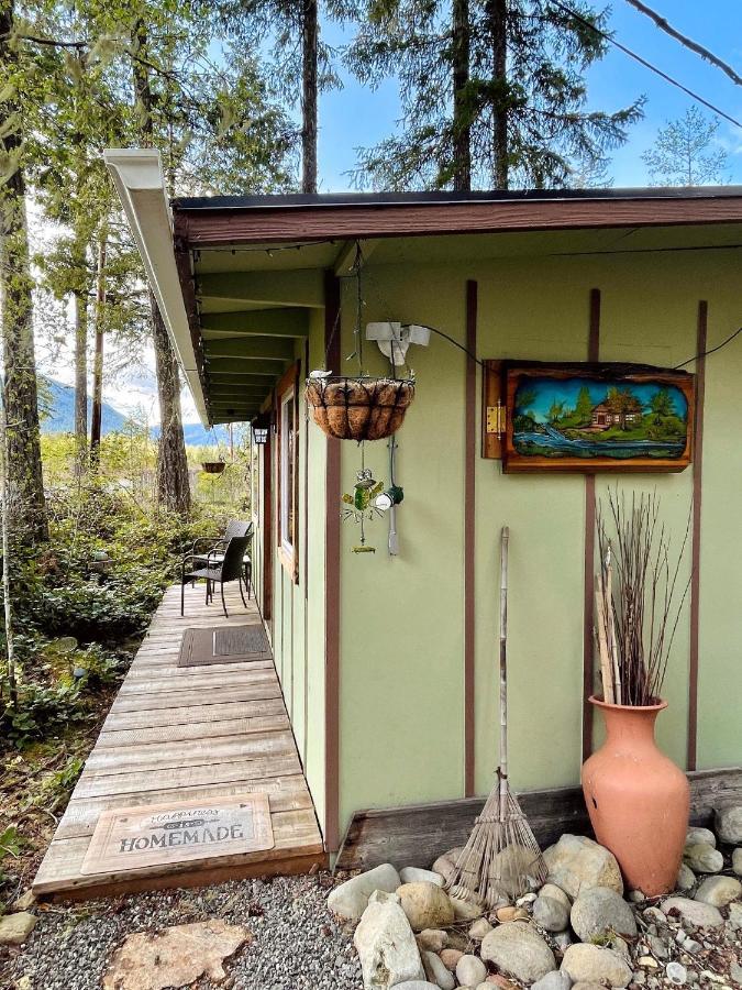 Mt Rainier Little Green Cabin On Big Creek! Ashford Bagian luar foto