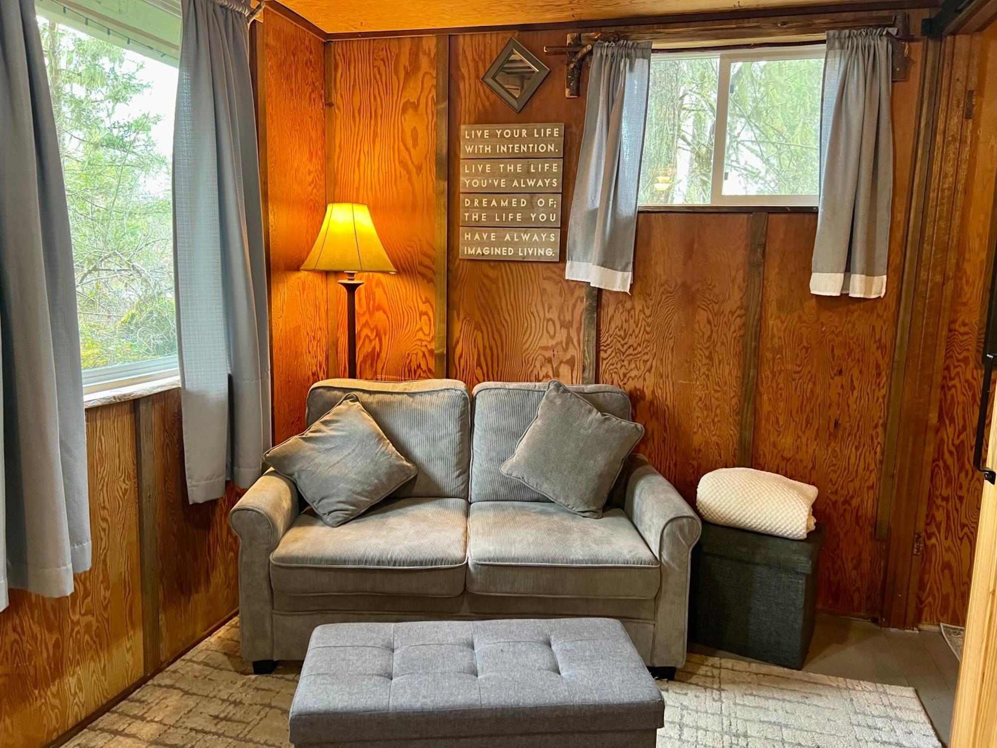 Mt Rainier Little Green Cabin On Big Creek! Ashford Bagian luar foto