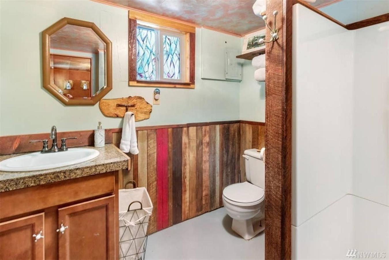 Mt Rainier Little Green Cabin On Big Creek! Ashford Bagian luar foto